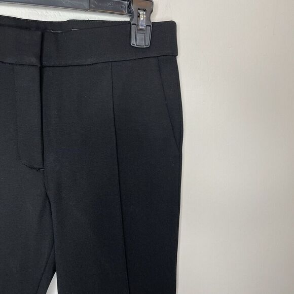 J.CREW Pants Women 8 Italian Ponte Skinny Trouser NEW Black Stretch BD303 - Picture 2 of 14